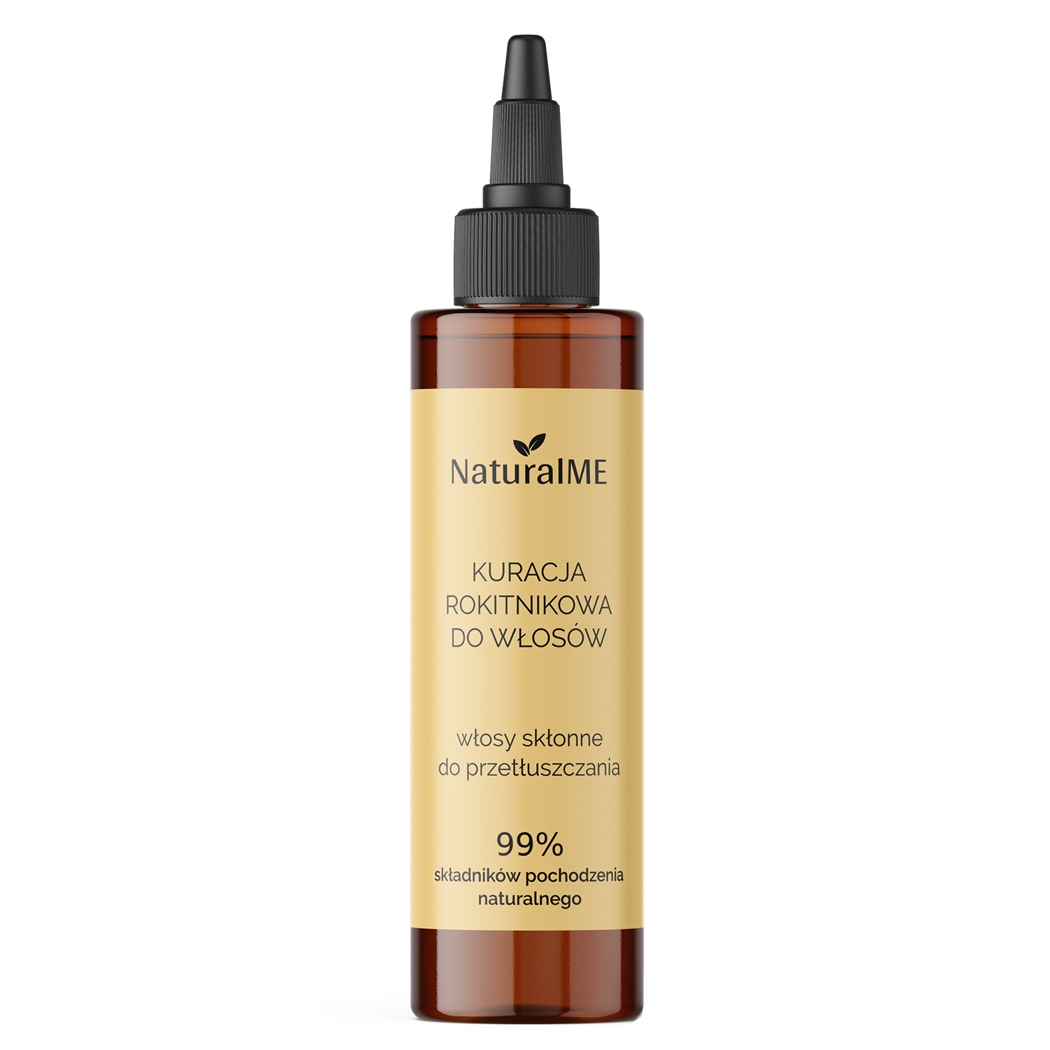 NaturalME NaturalME, kuracja rokitnikowa do włosów ze skłonnością do przetłuszczania, 75 ml — Składniki i ocena