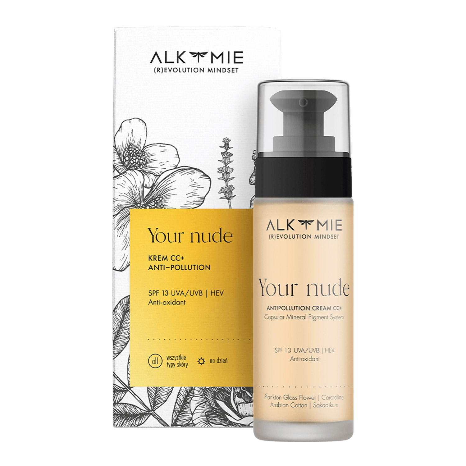 Alkmie Alkmie Your Nude, CC-Creme+, 01 light, SPF 13, 30 ml — Inhaltsstoffe und Bewertung