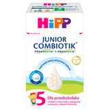 Hipp 5 Junior Combiotik, produkt na bazie mleka dla przedszkolaka, 550 g - miniaturka zdjęcia produktu
