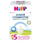 Hipp 5 Junior Combiotik, produkt na bazie mleka dla przedszkolaka, 550 g - miniaturka zdjęcia produktu