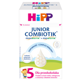 Hipp 5 Junior Combiotik, produkt na bazie mleka dla przedszkolaka, 550 g - miniaturka zdjęcia produktu
