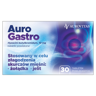 AuroGastro 10 mg, 30 tabletek powlekanych - zdjęcie produktu