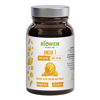 Biowen Omega 3, 90 kapsułek - zdjęcie produktu