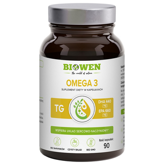 Biowen Omega 3, 90 kapsułek - zdjęcie produktu