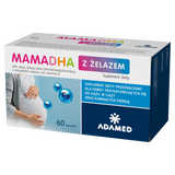 MamaDHA z żelazem, 60 kapsułek USZKODZONE OPAKOWANIE - miniaturka zdjęcia produktu