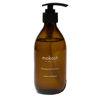 Mokosh, nawilżający żel do mycia ciała, czereśnia z bursztynem, 300 ml Mokosh, nawilżający żel do mycia ciała, czereśnia z bursztynem, 300 ml - zdjęcie produktu