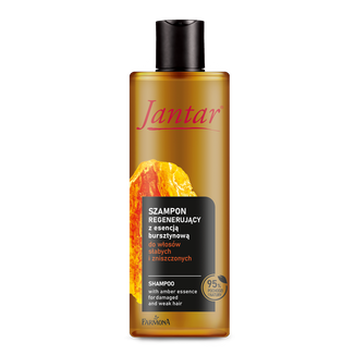 Farmona Jantar, szampon regenerujący z esencją z bursztynu, włosy słabe i zniszczone, 300 ml - zdjęcie produktu