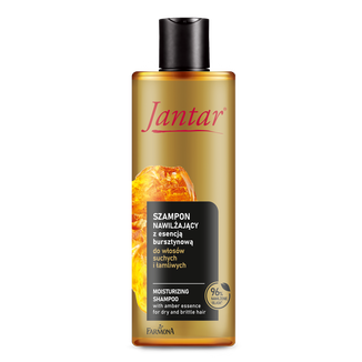 Farmona Jantar, szampon nawilżający z esencją bursztynową, włosy suche i łamliwe, 300 ml - zdjęcie produktu