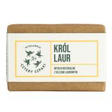 Cztery Szpaki, naturalne mydło w kostce Król Laur z olejem laurowym, 110 g - miniaturka zdjęcia produktu