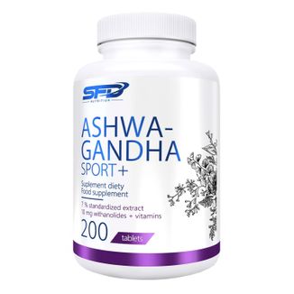 SFD Ashwagandha Sport+, 200 tabletek KRÓTKA DATA - zdjęcie produktu