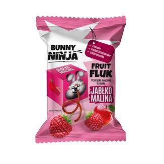 Bunny Ninja Fruit Fluk, przekąska owocowa, smak jabłko-malina, 15 g - zdjęcie produktu