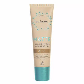 Lumene Matte, podkład matujący, nr 4, Tan, 30 ml - zdjęcie produktu