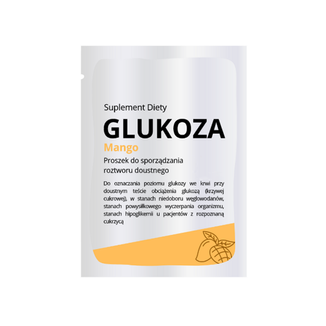 Glukoza, proszek do sporządzania roztworu doustnego, smak mango, 76,5 g - zdjęcie produktu