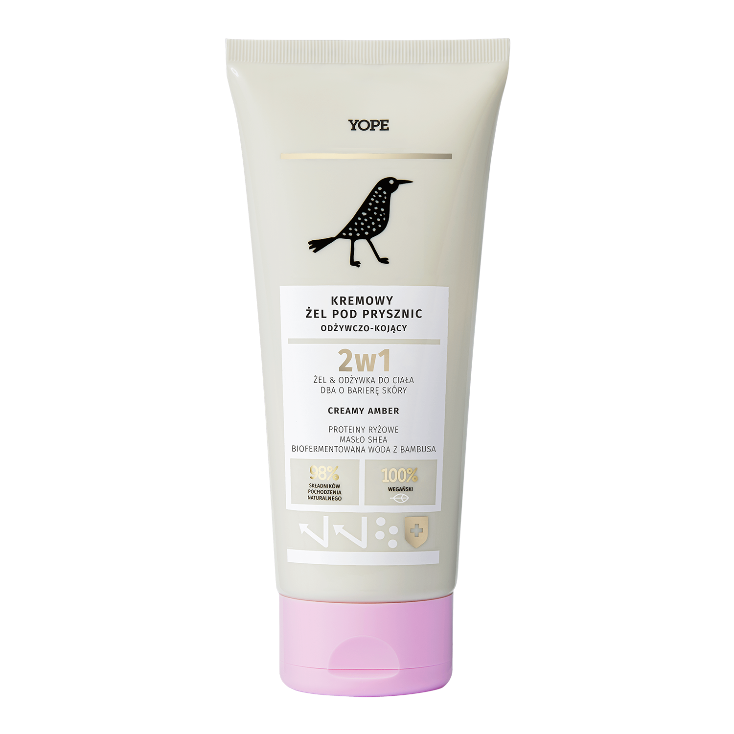 Nieznana Yope Creamy Amber, pflegend-beruhigend cremig Duschgel, 200 ml