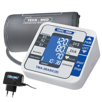 Tech-Med TMA-3 Basic (B), automatyczny ciśnieniomierz naramienny z zasilaczem - zdjęcie produktu