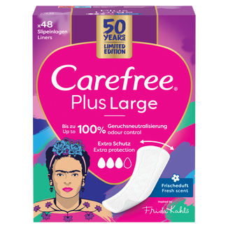 Carefree Plus Large, wkładki higieniczne, fresh scent, 48 sztuk - zdjęcie produktu