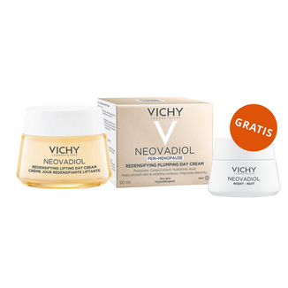 Vichy Neovadiol Peri-Menopause, ujędrniający krem przywracający gęstość, skóra sucha, 50 ml + Post-Menopause, odbudowujący krem na noc, 15 ml gratis - zdjęcie produktu
