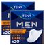 Zestaw Tena Men Active Fit, wkładki anatomiczne dla mężczyzn, Level 3, 2 x 20 sztuk - miniaturka  zdjęcia produktu