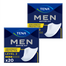 Zestaw Tena Men Active Fit, wkładki anatomiczne dla mężczyzn, Level 2, 2 x 20 sztuk - miniaturka  zdjęcia produktu