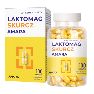 Laktomag Skurcz Amara, 100 kapsułek o przedłużonym uwalnianiu KRÓTKA DATA - zdjęcie produktu