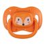 Canpol Babies, smoczek uspokajający, silikonowy, symetryczny, Cute Animals, pomarańczowy, 34/924, 0-6 miesięcy, 1 sztuka - miniaturka  zdjęcia produktu
