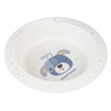 Canpol Babies, miska plastikowa dla dzieci, Cute Animals, niebieski piesek, od 4 miesiąca, 270 ml - miniaturka zdjęcia produktu