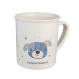 Canpol Babies, kubek plastikowy z uchem, Cute Animals, niebieski piesek, od 12 miesiąca, 170 ml - miniaturka zdjęcia produktu