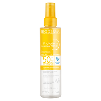 Bioderma Photoderm Eau Solaire Anti-Ox, antyoksydacyjna dwufazowa woda ochronna, SPF 50+, 200 ml KRÓTKA DATA - zdjęcie produktu