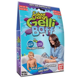 Zimpli Kids Gelli Baff, magiczny proszek do kąpieli, błękitny, od 3 lat, 300 g USZKODZONE OPAKOWANIE - zdjęcie produktu