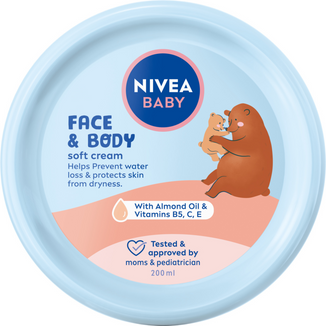 Nivea Baby, krem pielęgnacyjny do twarzy i ciała, od 1 dnia życia, 200 ml - zdjęcie produktu