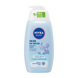 Nivea Baby, płyn do mycia, łagodna kąpiel, od 1 dnia życia, 450 ml - miniaturka zdjęcia produktu