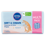 Nivea Baby Soft&Cream, chusteczki nawilżane, biodegradowalne, 4 x 57 sztuk USZKODZONE OPAKOWANIE - miniaturka  zdjęcia produktu