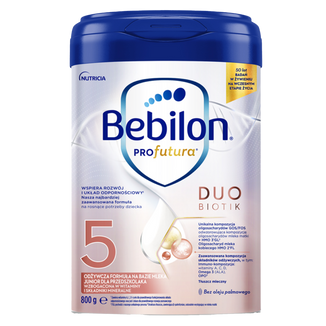 Bebilon Profutura Duo Biotik 5, odżywcza formuła na bazie mleka, dla przedszkolaka, 800 g - zdjęcie produktu