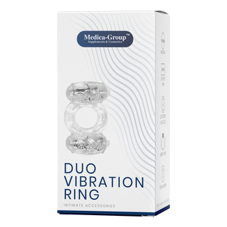 Medica-Group Duo Vibration Ring, powdójny pierścień erekcyjno-orgazmowy, wibrujący - zdjęcie produktu