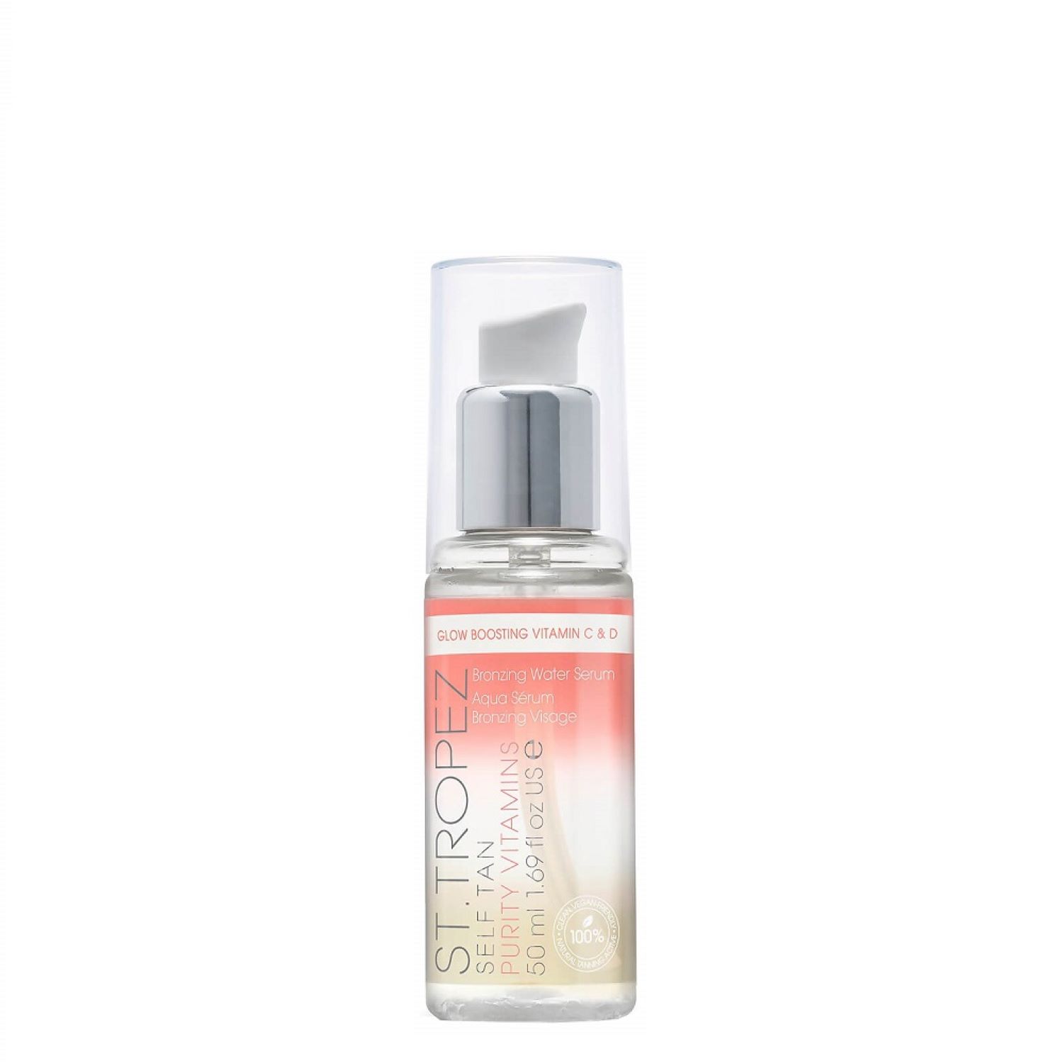 Nieznana St. Tropez Self Tan Purity Vitamins, bezbarwny żel samoopalający do twarzy, 50 ml
