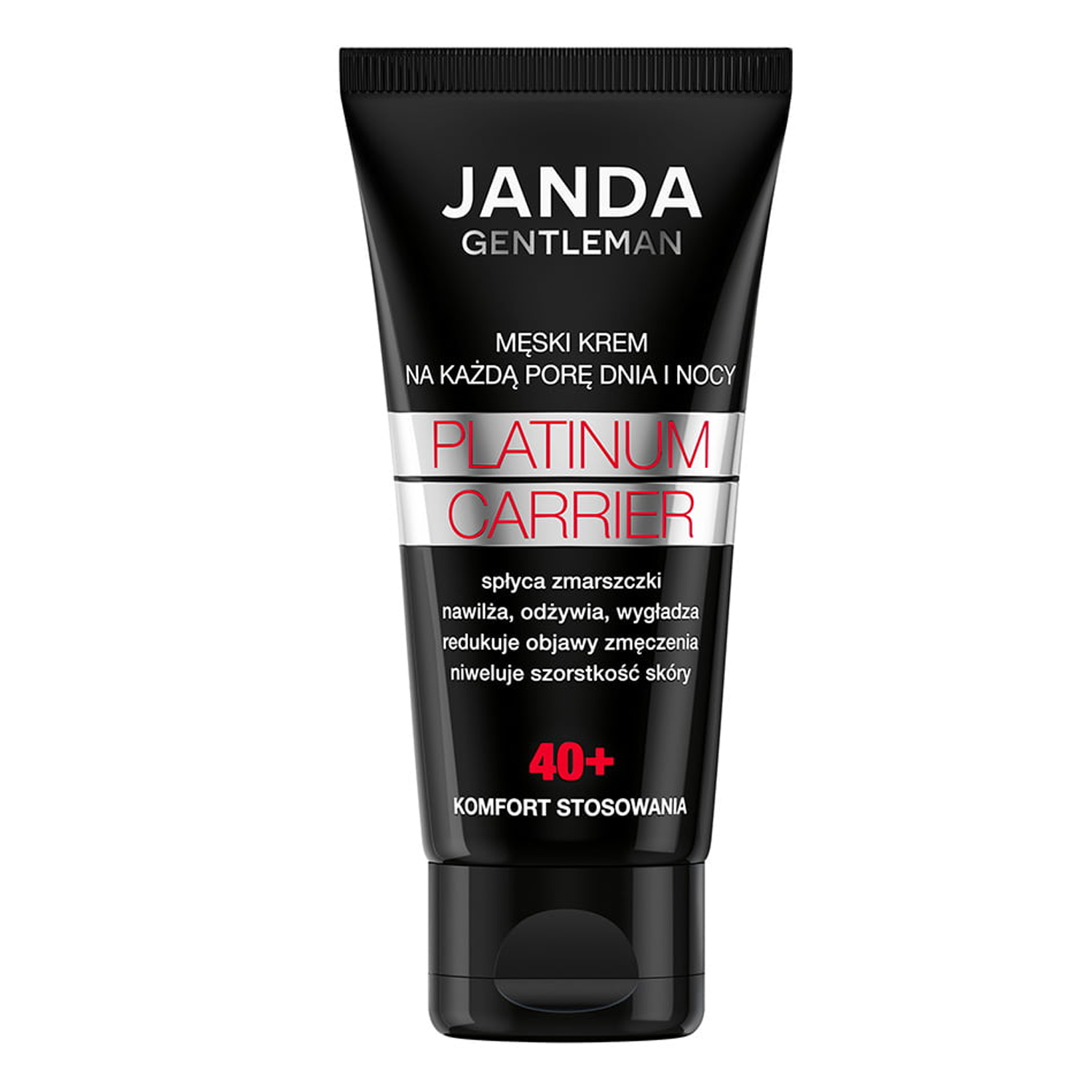 Nieznana Janda Gentleman Platinum Carrier 40+, krem do twarzy dla mężczyzn, 50 ml