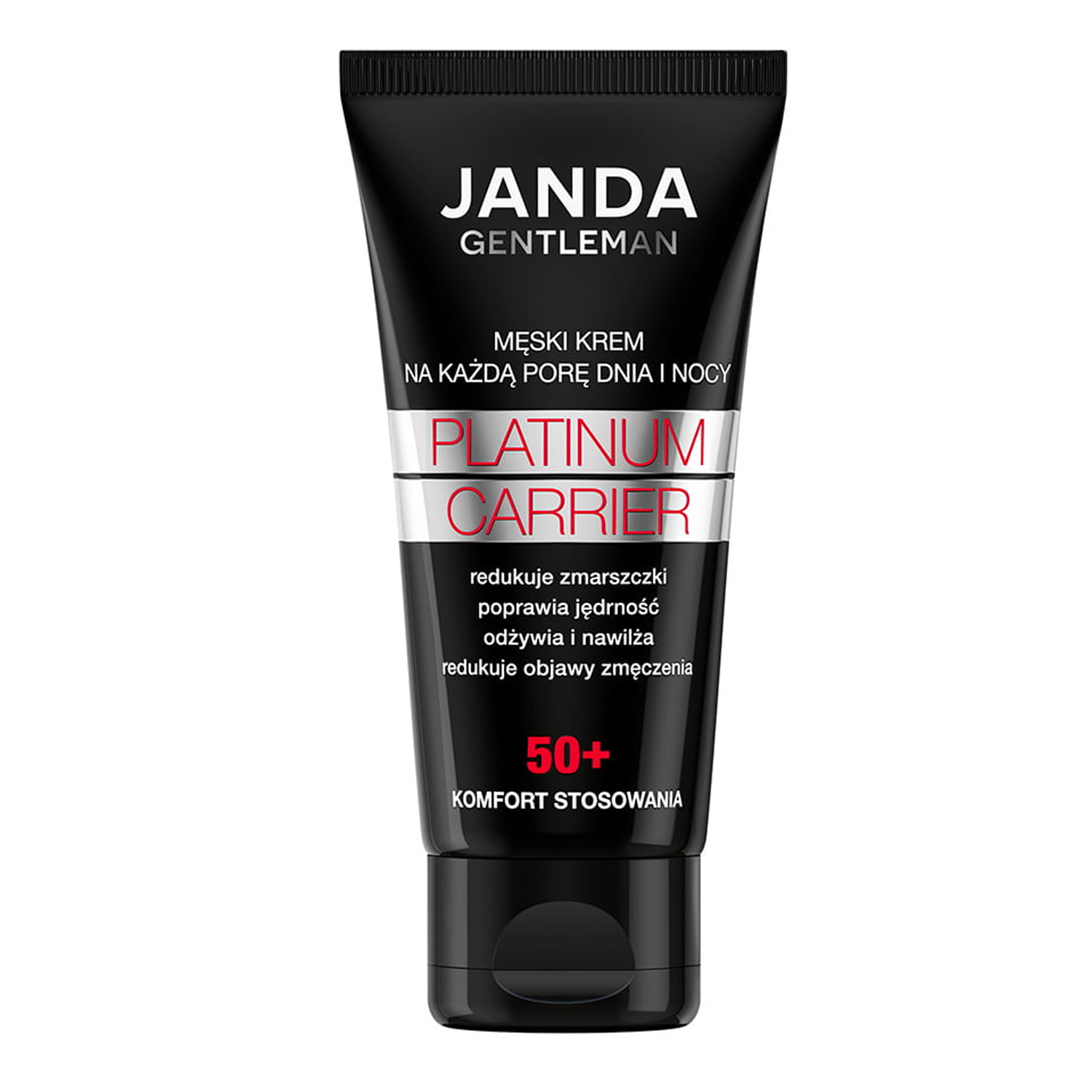 Nieznana Janda Gentleman Platinum Carrier 50+, krem do twarzy dla mężczyzn, 50 ml