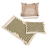 Rea Soul Mat, mata do akupresury z poduszką, lniana, złota + torba gratis - miniaturka zdjęcia produktu
