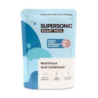 Supersonic Pełnowartościowy Posiłek Smart Meal, smak lody waniliowe z dziką truskawką, 100 g - zdjęcie produktu
