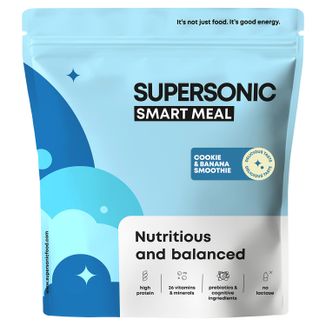 Supersonic Pełnowartościowy Posiłek Smart Meal, smak ciasteczkowo-bananowe smoothie, 1,3 kg KRÓTKA DATA - zdjęcie produktu