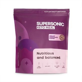 Supersonic Keto Meal, smak czekoladowy, 800 g - zdjęcie produktu
