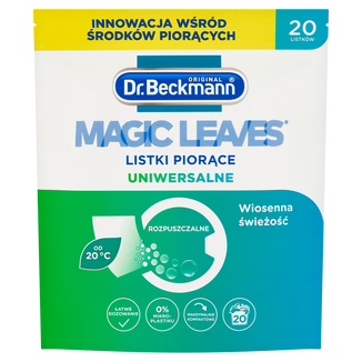 Dr. Beckmann Magic Leaves, chusteczki do prania, uniwersalne, 20 sztuk - zdjęcie produktu