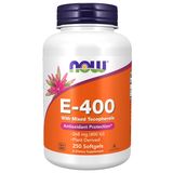 Now Foods E-400, witamina E z mieszanką tokoferoli, 250 kapsułek żelowych - miniaturka zdjęcia produktu