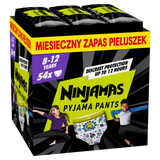 Pampers Ninjamas Pyjama Pants 8-12 lat (27-43 kg), pieluchomajtki dla chłopców, 54 sztuki - miniaturka zdjęcia produktu