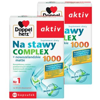 Zestaw Doppelherz aktiv Na Stawy Complex 1000, 2 x 60 kapsułek - zdjęcie produktu