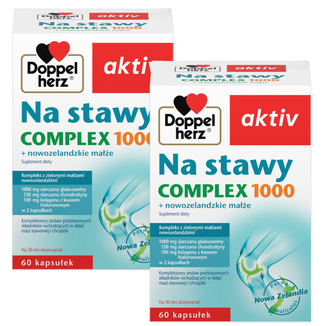 Zestaw Doppelherz aktiv Na Stawy Complex 1000, 2 x 60 kapsułek - zdjęcie produktu