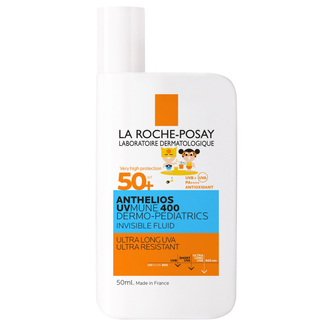 La Roche-Posay Anthelios UVMune 400 Dermo-Pediatrics, fluid ochronny do twarzy dla dzieci, SPF 50+, 50 ml KRÓTKA DATA - zdjęcie produktu