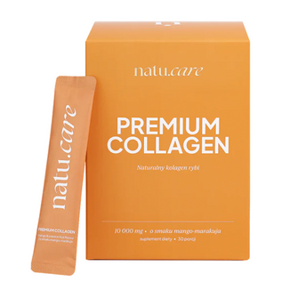 Natu.Care Premium Collagen 10000 mg, smak mango-marakuja, 30 saszetek - zdjęcie produktu