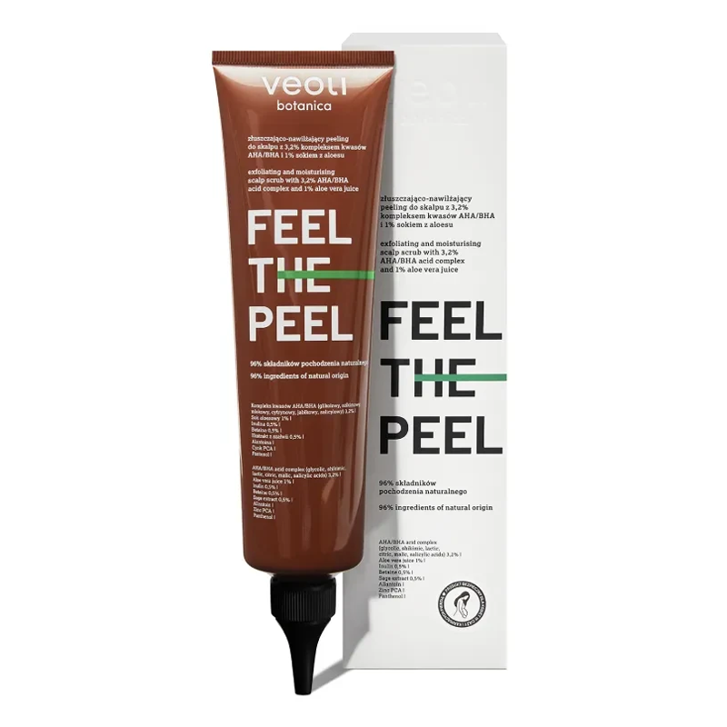 Nieznana Veoli Botanica Feel The Peel, złuszczająco-nawilżający peeling do skalpu, 150 ml — Składniki i ocena