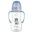 Canpol Babies Easy Start, butelka antykolkowa, szerokootworowa, z uchwytami, Bonjur Paris, niebieska, od 12 miesiąca, 300 ml - miniaturka  zdjęcia produktu